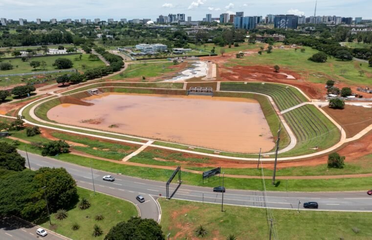 Bacia do Drenar DF enche pela primeira vez