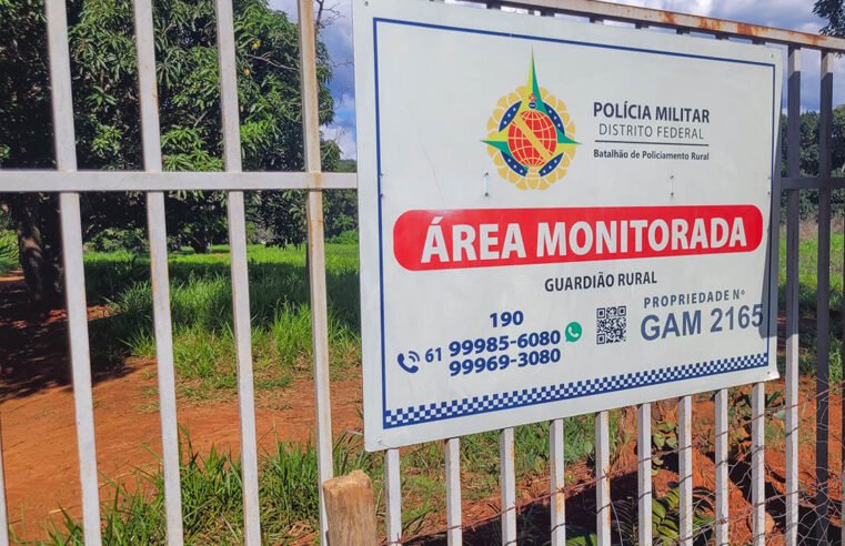 Com mais de 1,5 mil propriedades cadastradas, programa Guardião Rural está presente em 21 RAs