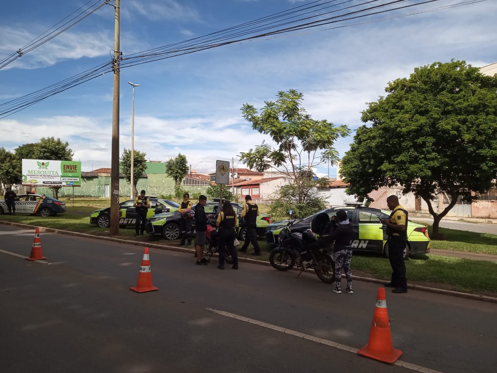 Fiscalização ao amanhecer é destaque das ações do Detran-DF no fim de semana