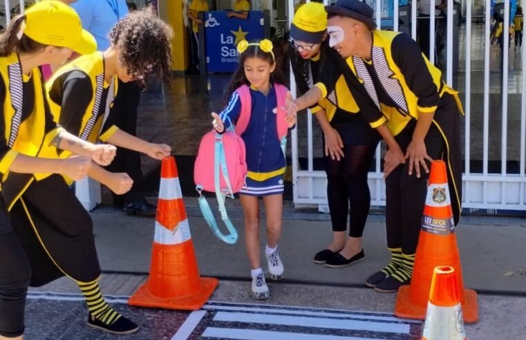 Fiscalização é reforçada para volta às aulas com segurança no trânsito
