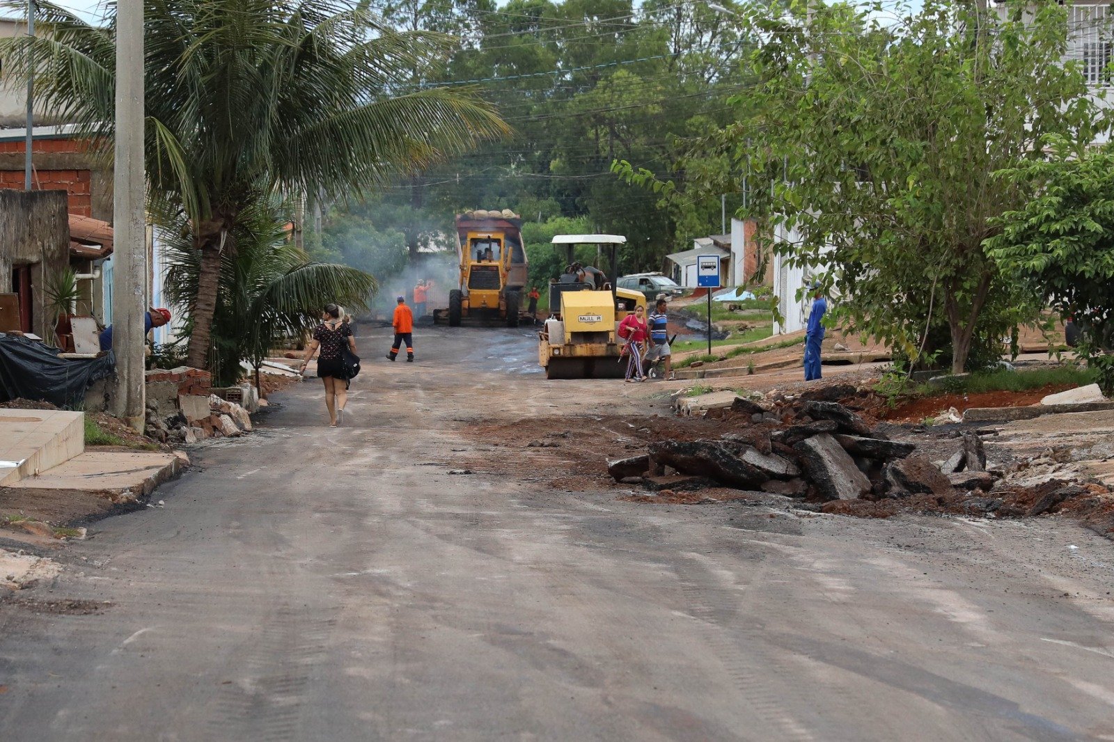 GDF atua na recuperação de via danificada pelas chuvas na Quadra 108 do Pôr do Sol GDF atua na recuperação de via danificada pelas chuvas na Quadra 108 do Pôr do Sol