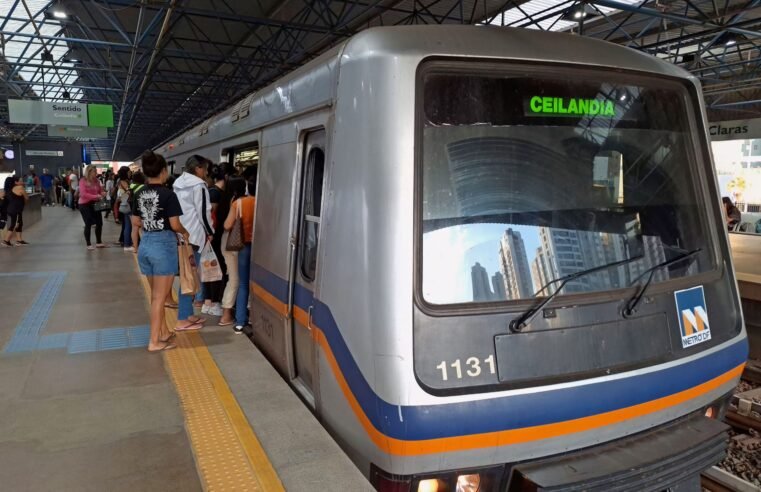 Metrô-DF fará intervenções em Águas Claras para modernização do sistema de energia