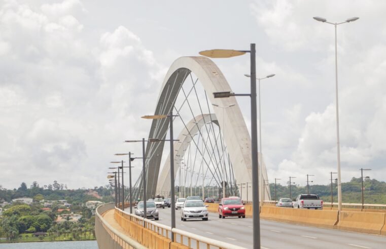 Ponte JK será parcialmente interditada nesta terça (14) para serviços de manutenção