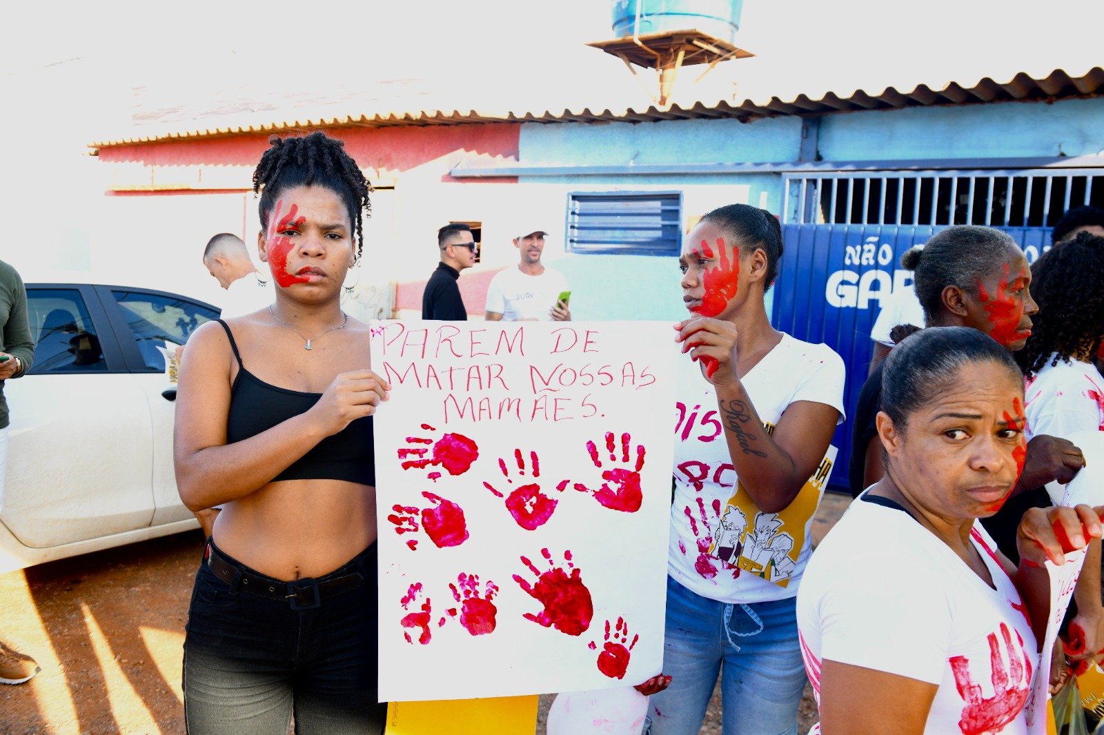 Programa Direito Delas participa de ato contra feminicídio na Estrutural