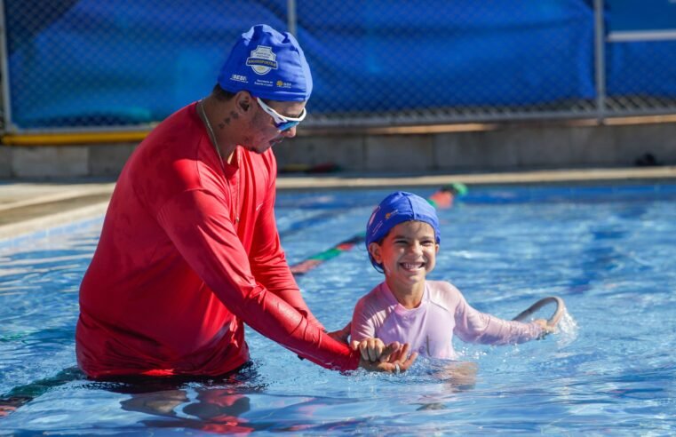 Projeto de Inclusão Socioesportiva abre 144 vagas para natação e hidroginástica em Sobradinho