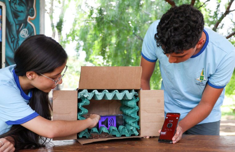 Projeto de alunos do ensino médio propõe soluções sustentáveis para melhorar a acústica escolar