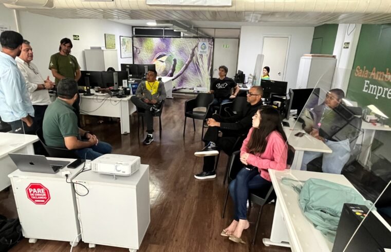 Servidores ambientais fazem treinamento para implantação da plataforma Harpia