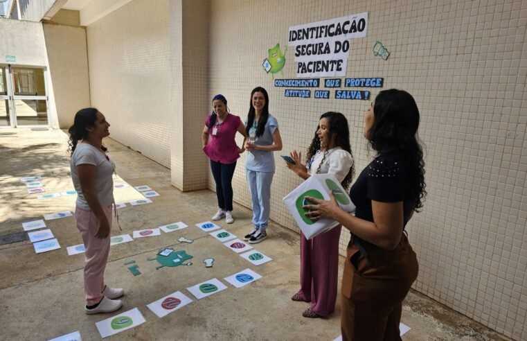 Colaboradores do HRSM participam de campanha de Identificação Segura do Paciente