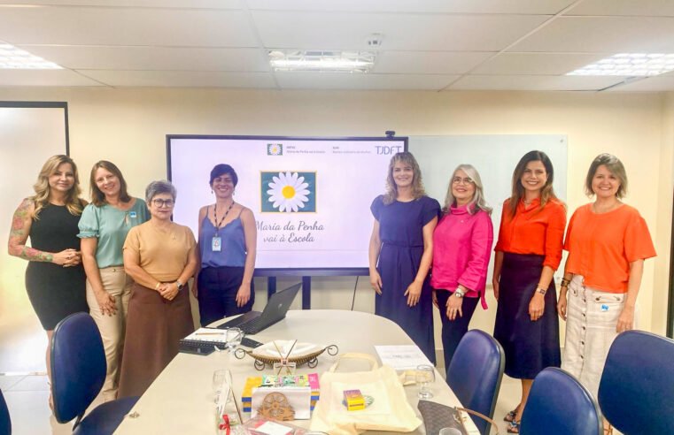 Educação e TJDFT alinham estratégias para fortalecer o programa Maria da Penha vai à escola