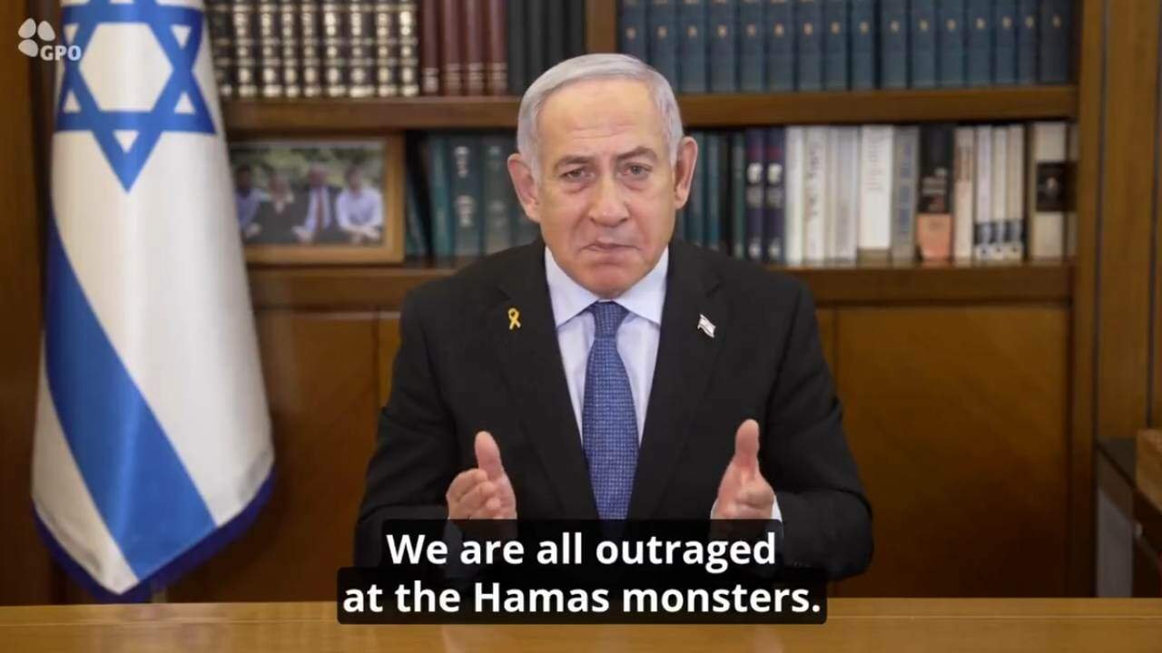 Netanyahu: ‘Estamos furiosos com os monstros do Hamas’ Netanyahu: ‘Estamos furiosos com os monstros do Hamas’