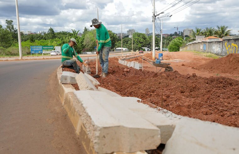Novas calçadas e ciclovias na via entre Guará e Núcleo Bandeirante vão aumentar segurança da população