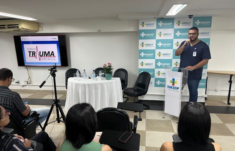 Projeto Saúde em Debate destaca treinamento de profissionais do Centro de Trauma do Hospital de Base