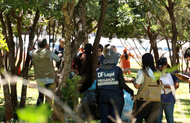 Ação de acolhimento da população em situação de rua continua na Asa Norte