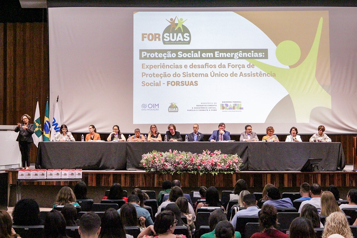 Apoio do GDF ao Rio Grande do Sul é reconhecido no 1º Encontro de Proteção Social em Emergências