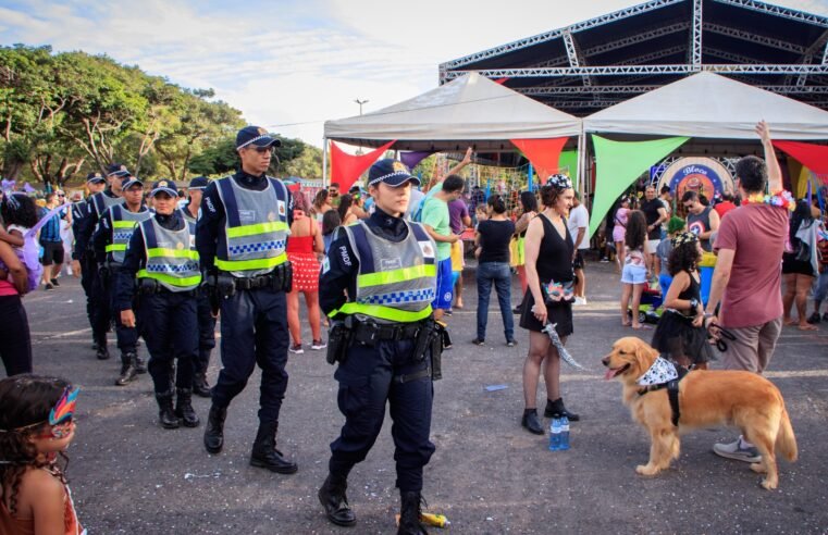 Carnaval no DF tem redução de 42,9% na média diária de registros policiais