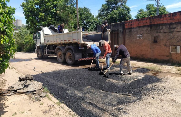 Comunidade Queima Lençol, na Fercal, recebe trabalhos de manutenção nas ruas e espaços públicos