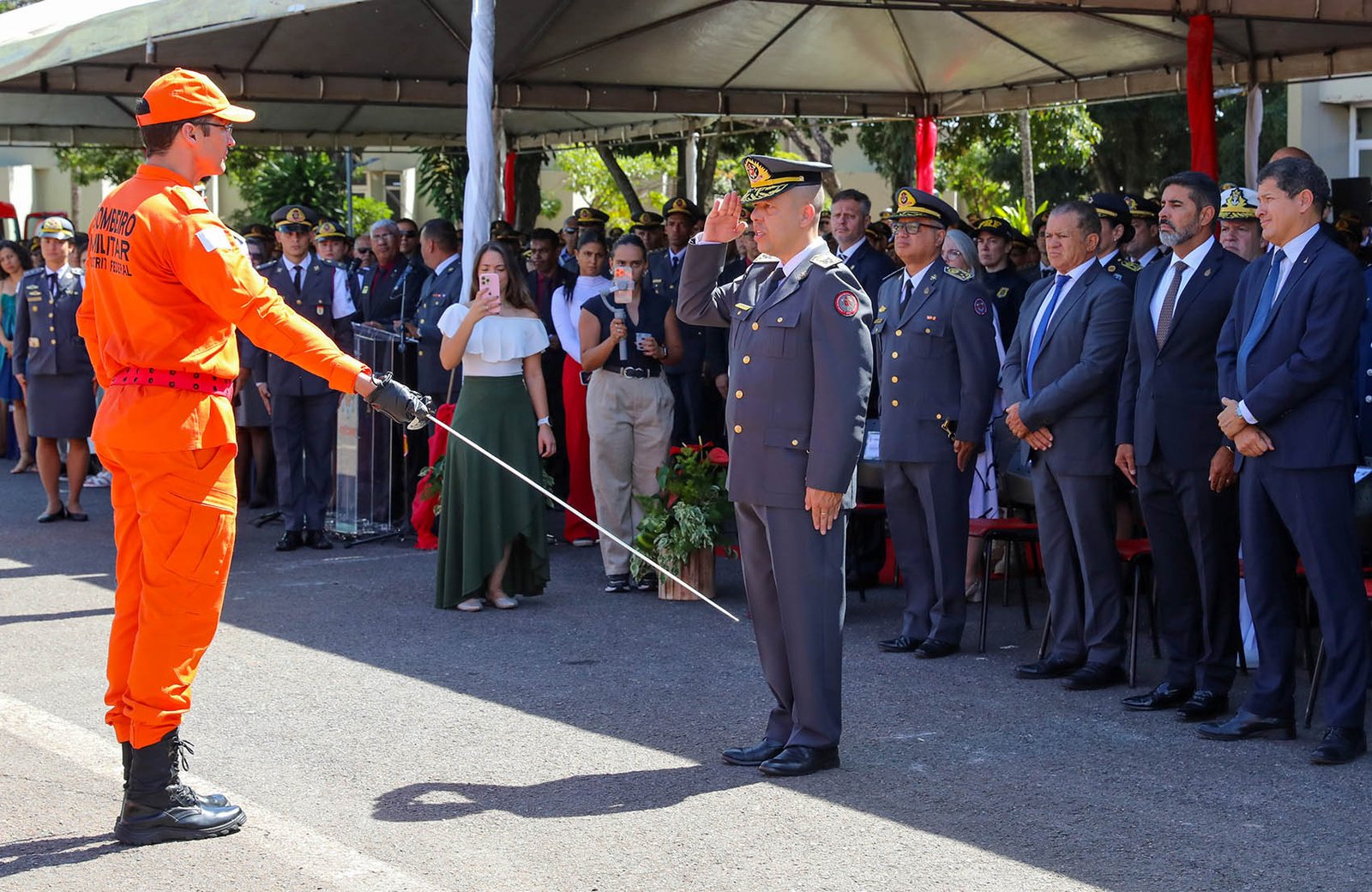 Corpo de Bombeiros realiza passagem de comando da corporação nesta terça (11) Corpo de Bombeiros realiza passagem de comando da corporação nesta terça (11)