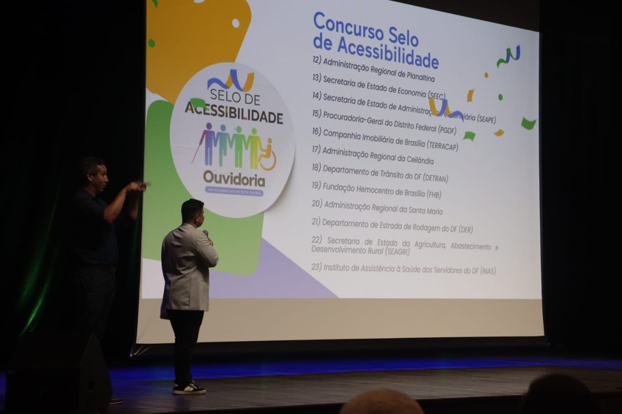 GDF entrega Selo de Acessibilidade a 23 ouvidorias e reforça compromisso com inclusão GDF entrega Selo de Acessibilidade a 23 ouvidorias e reforça compromisso com inclusão