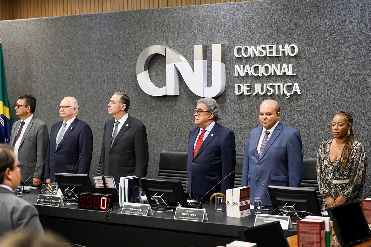 Governador Ibaneis Rocha participa de posse no Conselho Nacional de Justiça Governador Ibaneis Rocha participa de posse no Conselho Nacional de Justiça