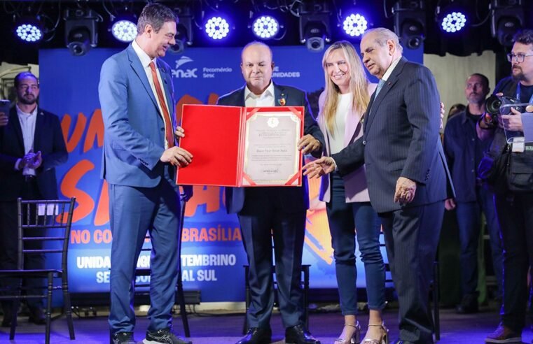 Governador anuncia conclusão das obras e centro de segurança para o Setor Comercial Sul durante inauguração de espaço de ensino do Senac