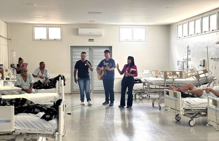 Música e fé levam esperança aos pacientes do Hospital Cidade do Sol