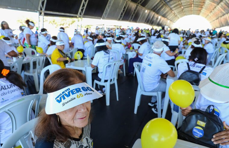 Brasília celebra 65 anos com festa dedicada à melhor idade