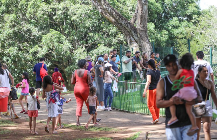 Brasilienses e turistas aproveitam a Sexta-feira Santa no Jardim Botânico e no Zoológico de Brasília