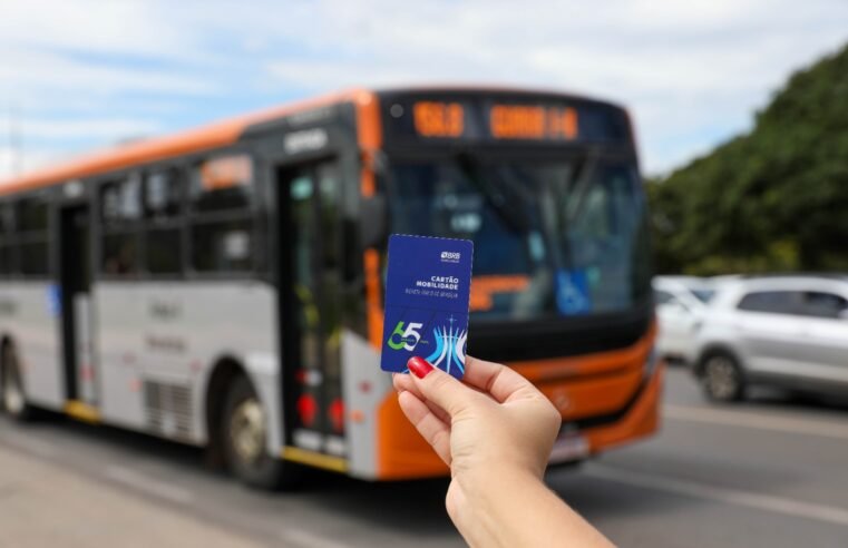 Cartão Mobilidade ganha edição especial em comemoração aos 65 anos de Brasília