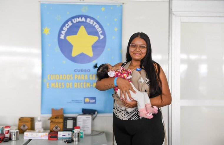 Curso Nasce uma Estrela atende a mil gestantes e mães de recém-nascidos no DF
