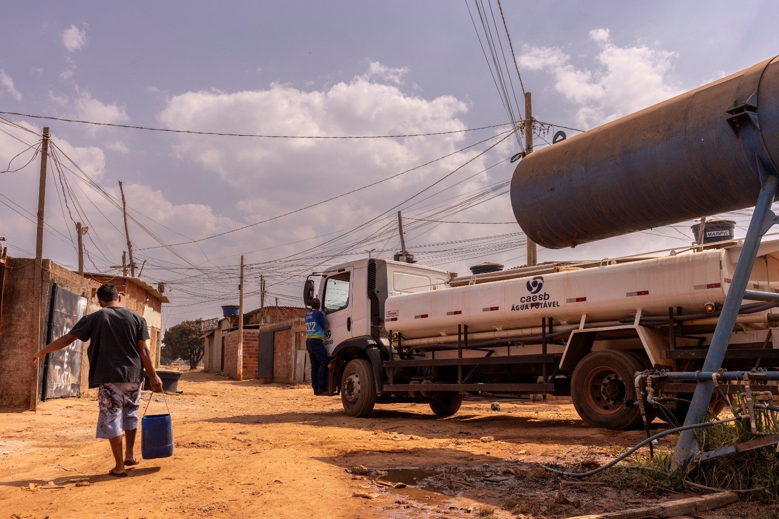 GDF investe R$ 80 milhões para levar saneamento ao bairro Santa Luzia, na Estrutural GDF investe R$ 80 milhões para levar saneamento ao bairro Santa Luzia, na Estrutural