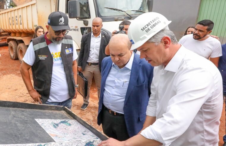 Governador Ibaneis Rocha visita obras de infraestrutura urbana no Sol Nascente