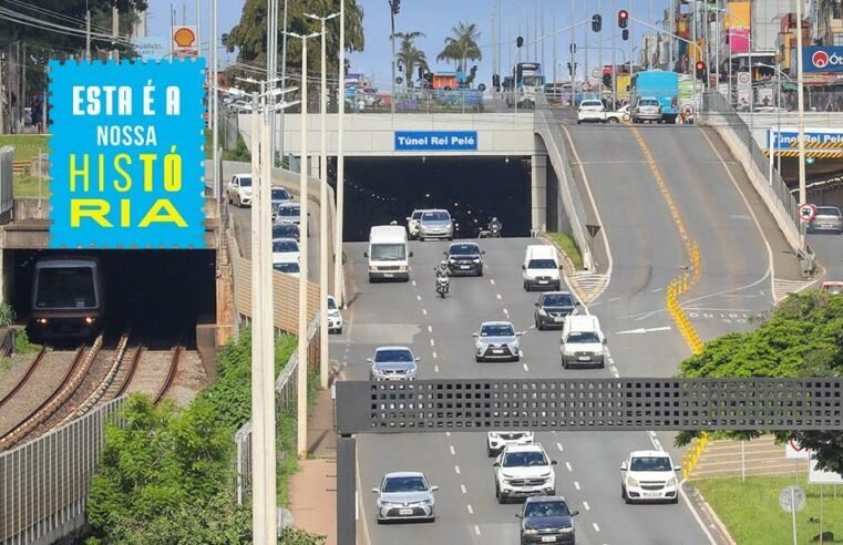Maior obra viária deste GDF, Túnel Rei Pelé leva mais conforto, segurança e celeridade para rotina de motoristas e pedestres