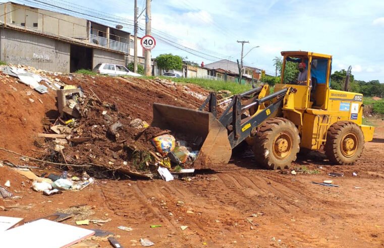 Mutirão de limpeza recolhe quase 2 toneladas de entulho em três regiões do DF