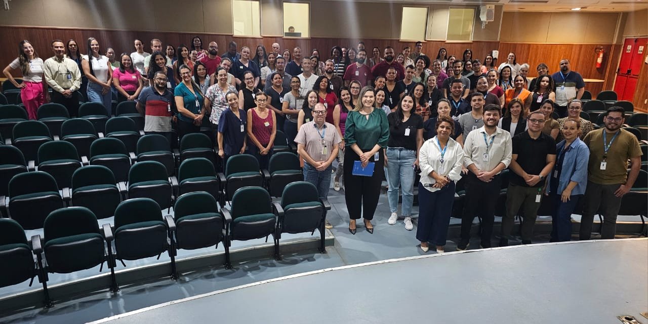 Novos colaboradores da Saúde passam por acolhimento no Hospital Regional de Santa Maria Novos colaboradores da Saúde passam por acolhimento no Hospital Regional de Santa Maria