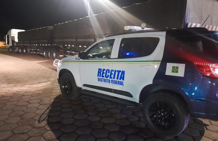 Receita do DF apreende cargas com 5 mil garrafas de rum e 77,7 mil latas de refrigerante