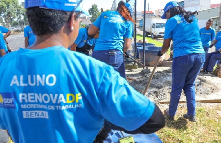 RenovaDF oferece 2.500 vagas para cursos de qualificação profissional