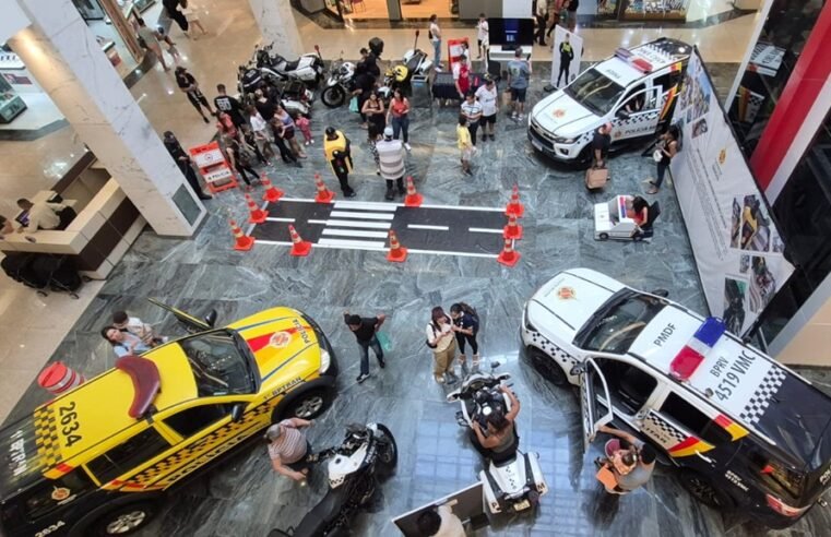 Shopping em Taguatinga recebe exposição sobre educação no trânsito