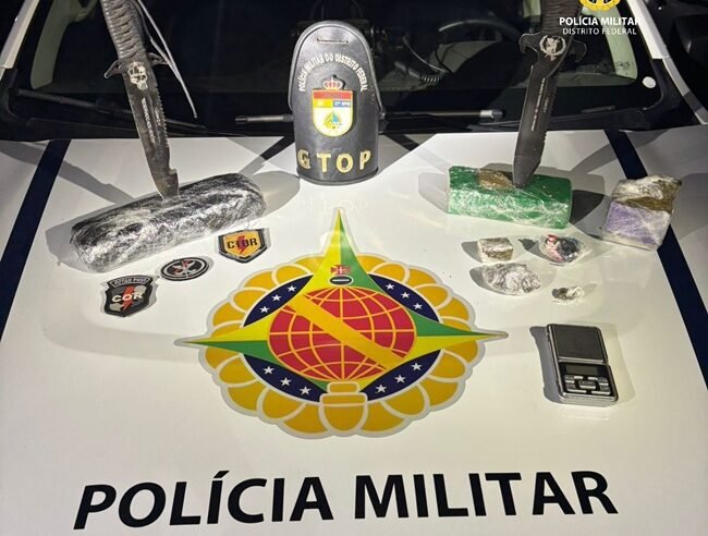 Adolescente é apreendido por tráfico de drogas no Recanto das Emas