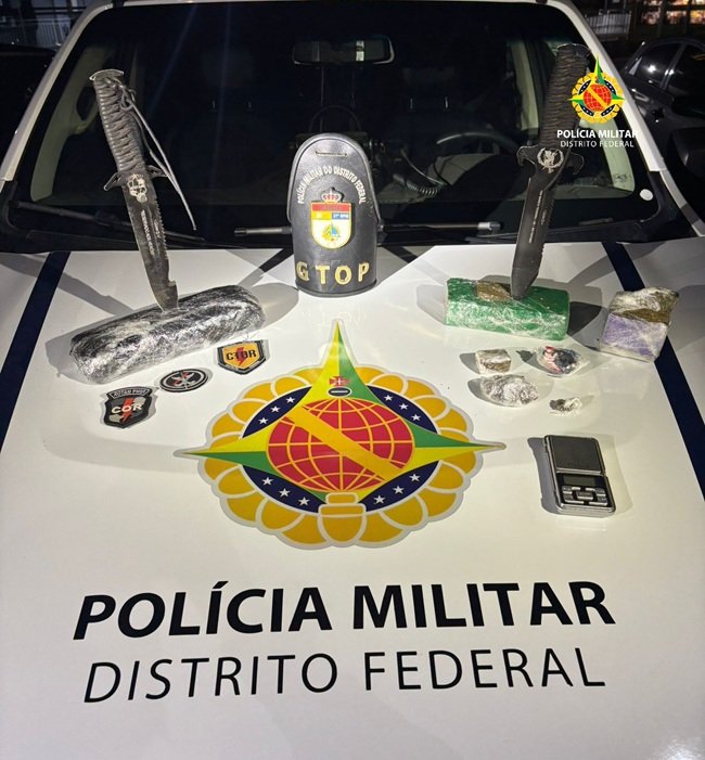 Adolescente é apreendido por tráfico de drogas no Recanto das Emas Adolescente é apreendido por tráfico de drogas no Recanto das Emas
