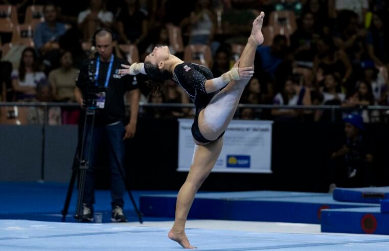 Atletas olímpicos e talentos do DF brilham no Troféu Brasil de Ginástica Artística 2025
