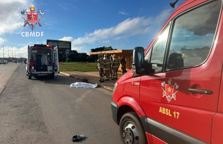 Ciclista morre após ser atropelado na Via Estrutural