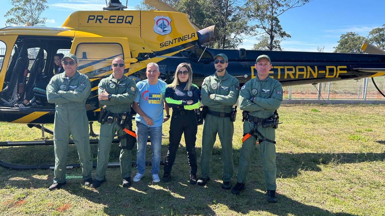 DER-DF termina campanha Maio Amarelo 2025 com mais de 30 mil atendimentos