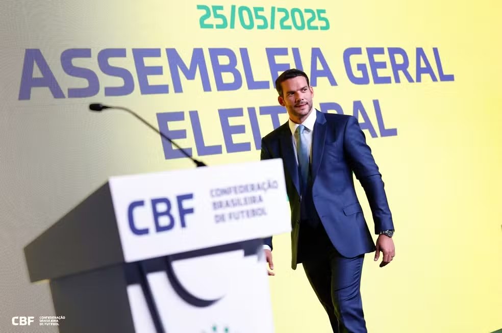 Eleito presidente da CBF, Xaud diz que readequará calendário e promete estaduais com 11 datas