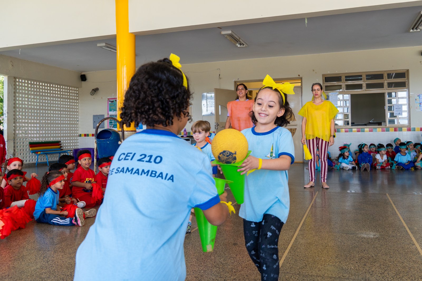 Escolas da rede pública celebram a Semana do Brincar até esta sexta (23) Escolas da rede pública celebram a Semana do Brincar até esta sexta (23)