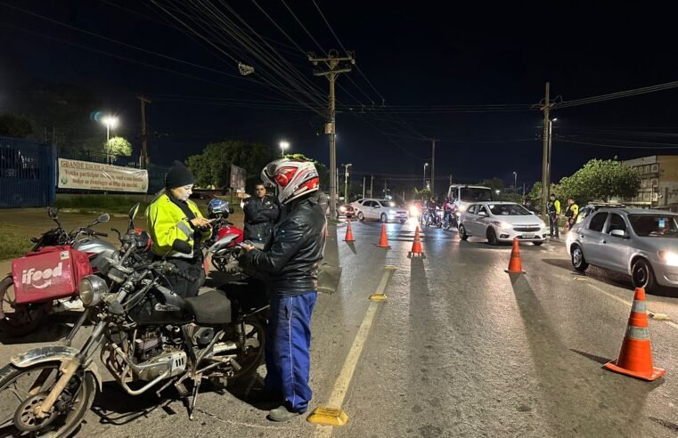 Fiscalização no trânsito autua 79 condutores alcoolizados no fim de semana