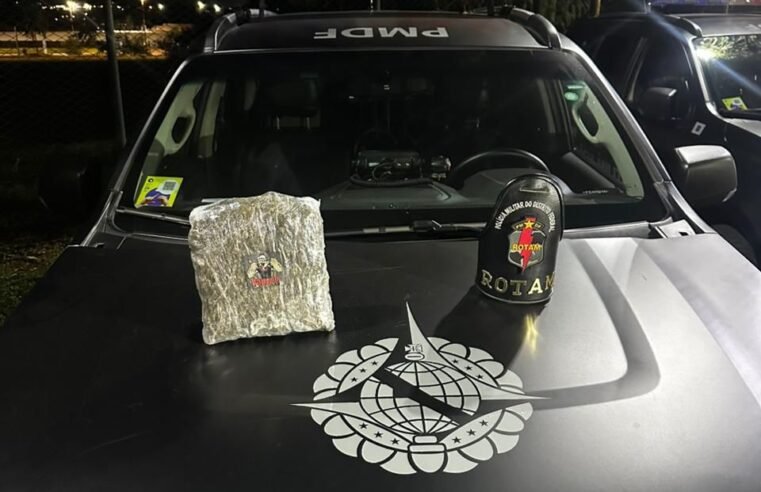 Homem é preso com 1 kg de skunk e celular roubado na Rodoviária Interestadual do DF