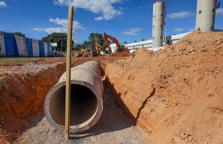 Obras na Quadra 1 do Paranoá vão ampliar capacidade de drenagem pluvial na região