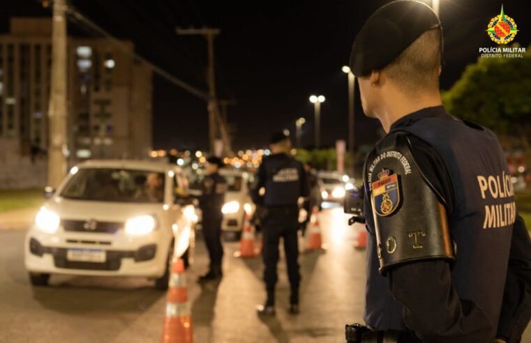 PM divulga balanço semanal do trânsito no DF