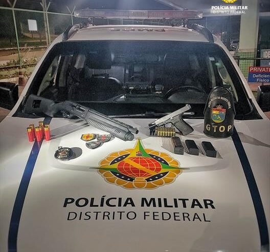 PMDF apreende três armas de fogo e detém cinco suspeitos em São Sebastião e Ceilândia