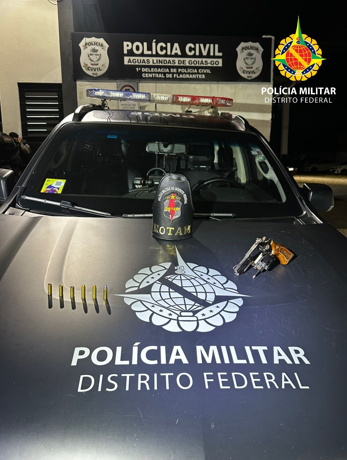 PMDF localiza e intercepta suspeitos de homicídio em Santa Maria; dois morrem após confronto PMDF localiza e intercepta suspeitos de homicídio em Santa Maria; dois morrem após confronto